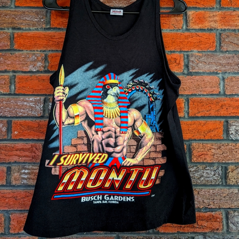 Vintage sleeveless Busch Gardens single stitched
